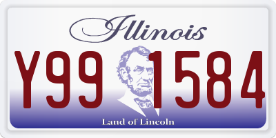 IL license plate Y991584