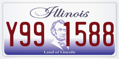 IL license plate Y991588