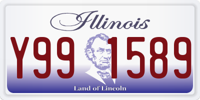 IL license plate Y991589