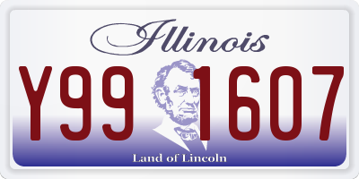 IL license plate Y991607