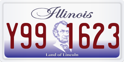 IL license plate Y991623