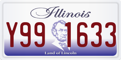 IL license plate Y991633