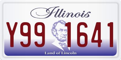 IL license plate Y991641