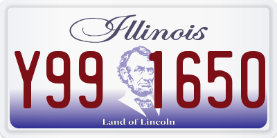 IL license plate Y991650