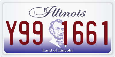 IL license plate Y991661