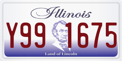 IL license plate Y991675