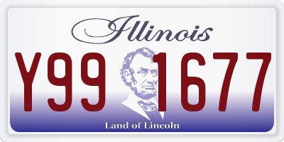 IL license plate Y991677