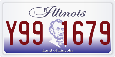 IL license plate Y991679