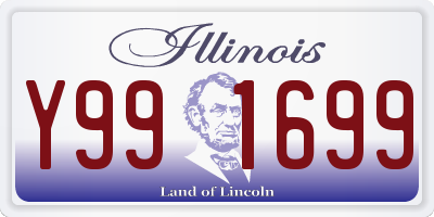 IL license plate Y991699