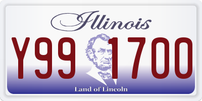 IL license plate Y991700
