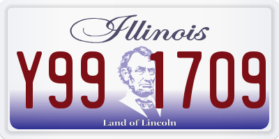 IL license plate Y991709