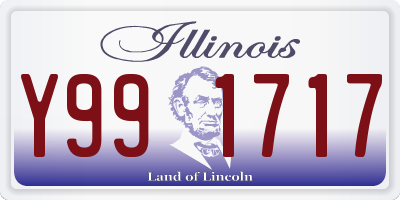 IL license plate Y991717