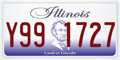 IL license plate Y991727