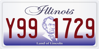 IL license plate Y991729