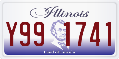 IL license plate Y991741