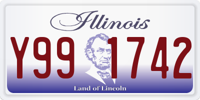 IL license plate Y991742