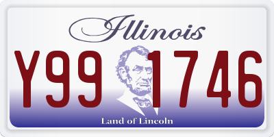 IL license plate Y991746