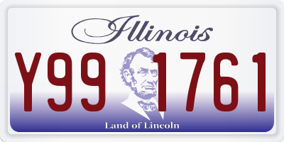 IL license plate Y991761
