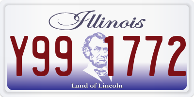 IL license plate Y991772