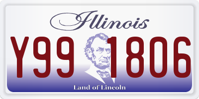 IL license plate Y991806