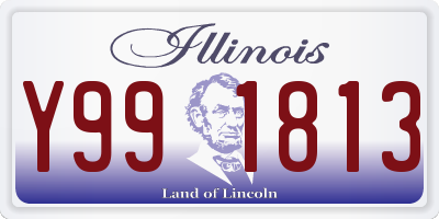IL license plate Y991813