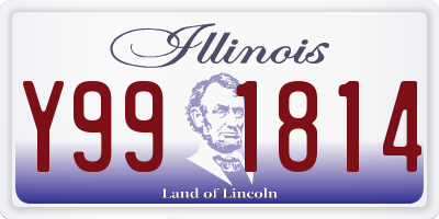 IL license plate Y991814