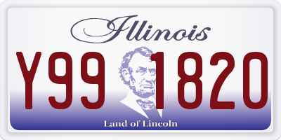 IL license plate Y991820
