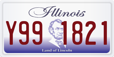 IL license plate Y991821