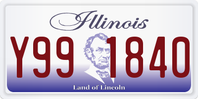 IL license plate Y991840