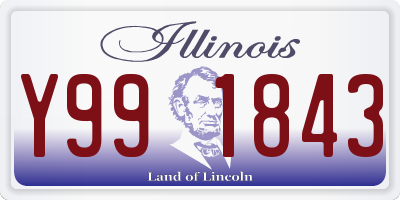 IL license plate Y991843