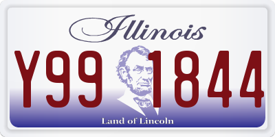 IL license plate Y991844