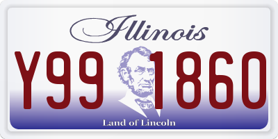 IL license plate Y991860