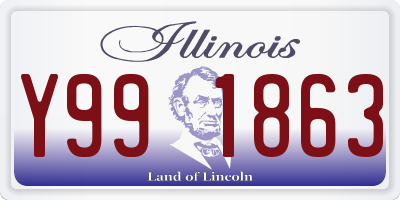 IL license plate Y991863