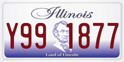 IL license plate Y991877