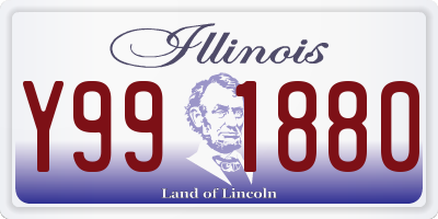 IL license plate Y991880