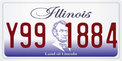 IL license plate Y991884
