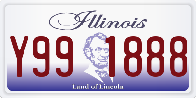IL license plate Y991888