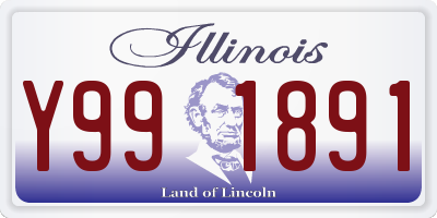 IL license plate Y991891