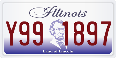 IL license plate Y991897