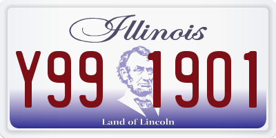 IL license plate Y991901