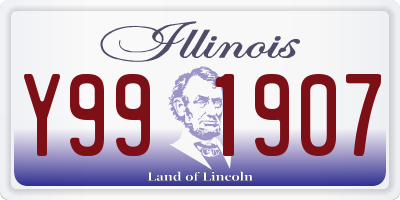 IL license plate Y991907