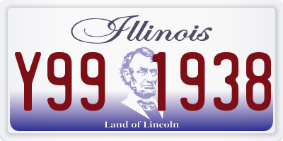 IL license plate Y991938