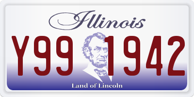 IL license plate Y991942