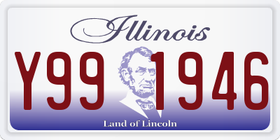 IL license plate Y991946