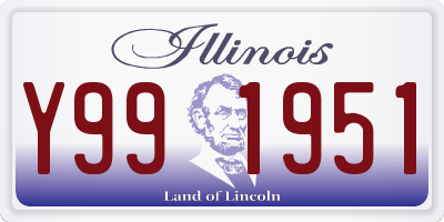 IL license plate Y991951
