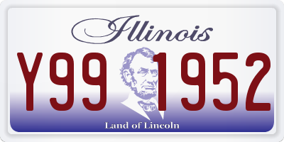 IL license plate Y991952