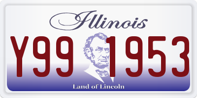 IL license plate Y991953