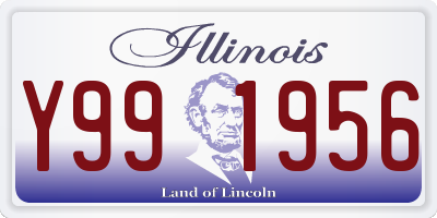 IL license plate Y991956