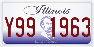 IL license plate Y991963
