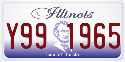IL license plate Y991965